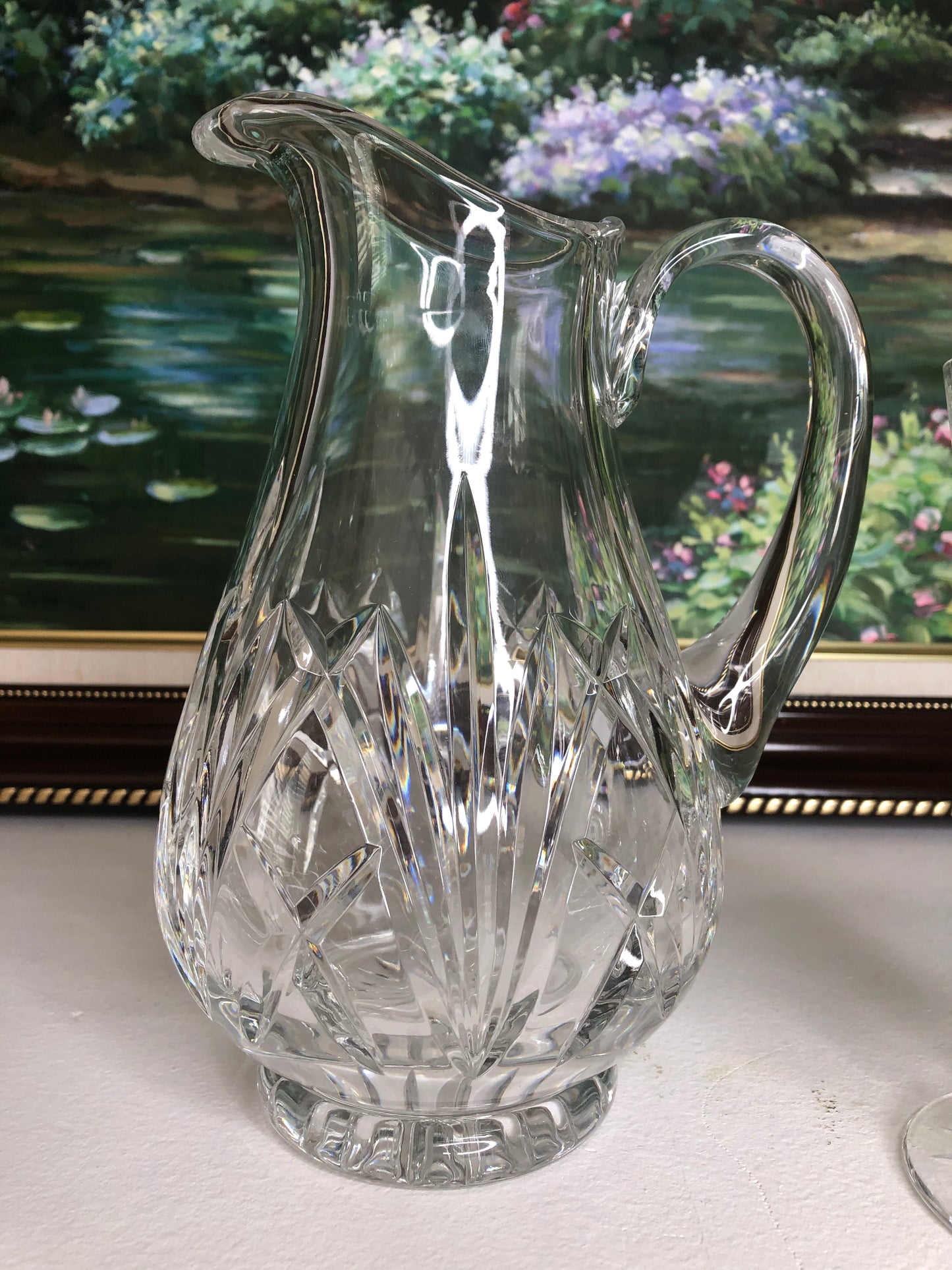 Stunning Marquis by Waterford 9” Crystal Pitcher - Pristine!
