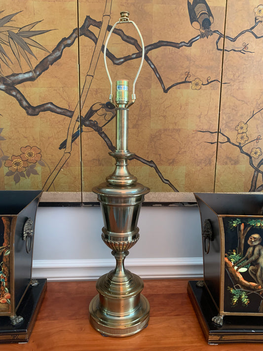 Vintage Brass Stiffel Trophy Lamp (no shade)