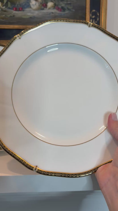 Elegant Set of Wedgwood “Windsor Black” China