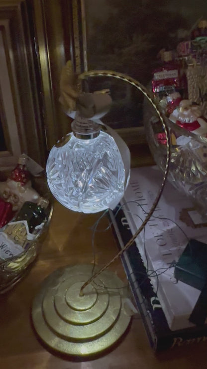 Waterford Crystal Times Square Ball Collection "Joy" Ornament (in original box), Made in Slovenia, 2009