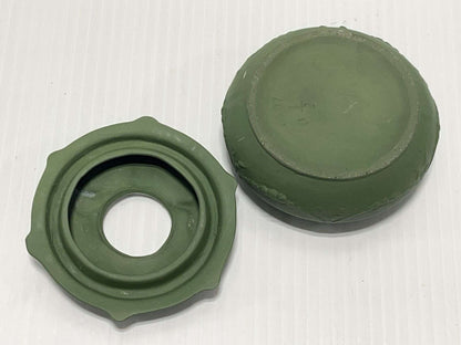 Vintage Green Jasperware Hair Catcher, Unique!