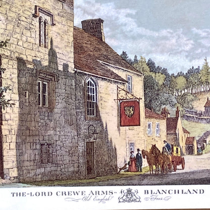 Set of 4 English Landscape cork placemats by Pimpernel of England.