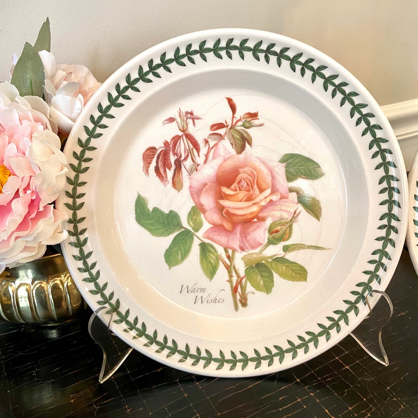 Set of two Portmeirion of England “the botanical gardens” dinner  plates