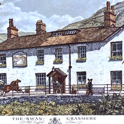 Set of 4 English Landscape cork placemats by Pimpernel of England.