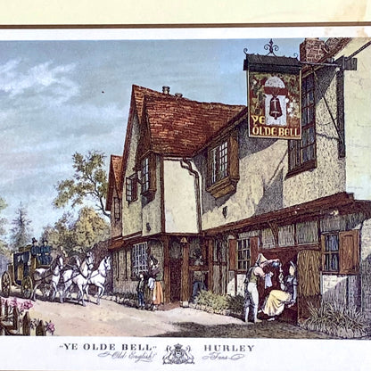 Set of 4 English Landscape cork placemats by Pimpernel of England.