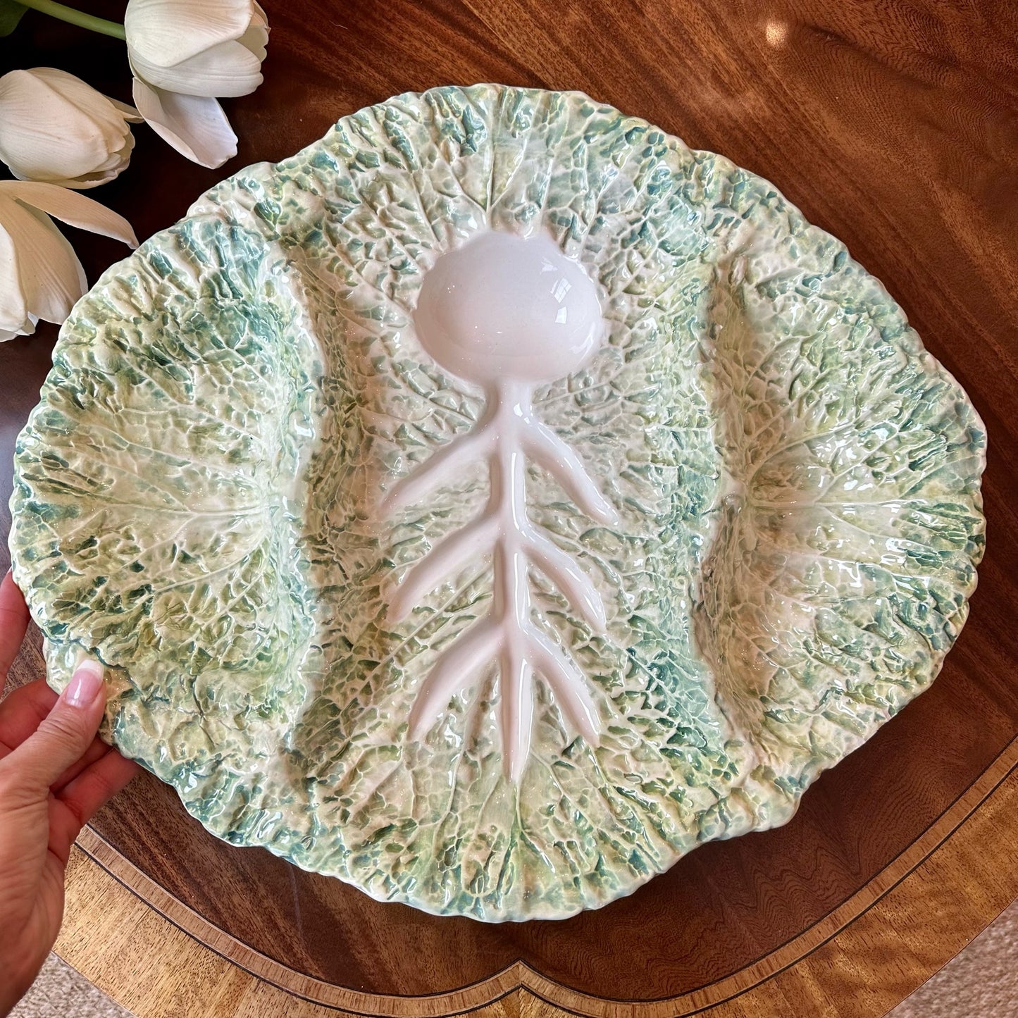 Fab! Large Italian Cabbageware Serving Platter