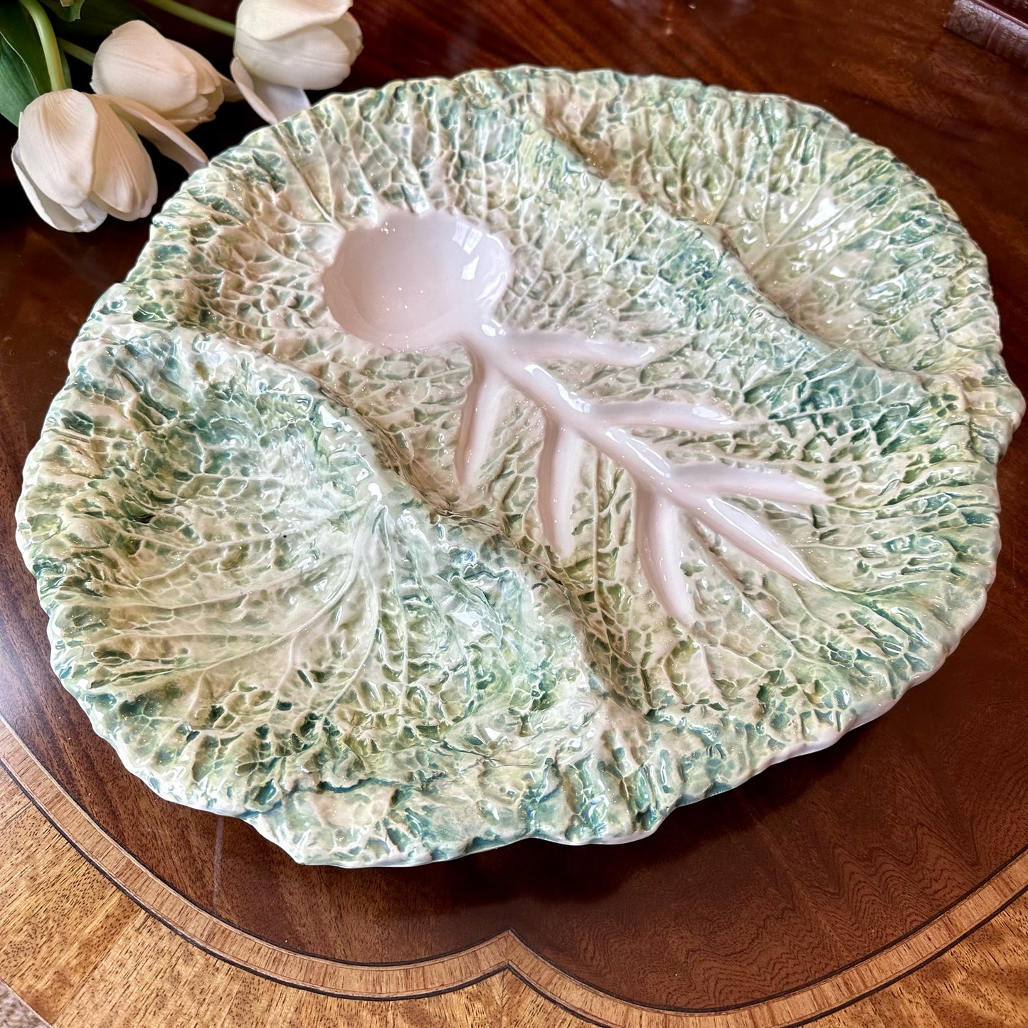 Fab! Large Italian Cabbageware Serving Platter