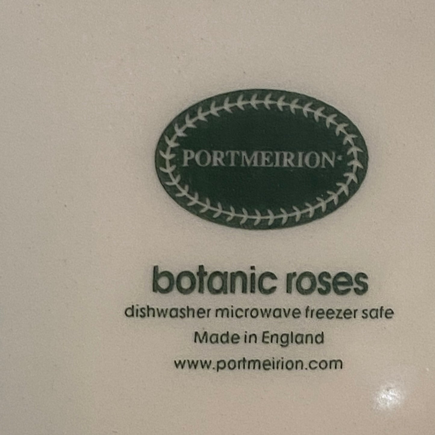 Set of two Portmeirion of England “the botanical gardens” dinner  plates