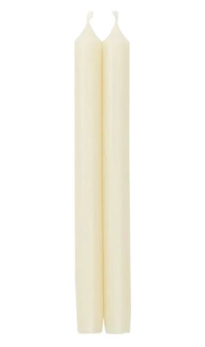 Straight Taper 10" Candles in Ivory- 2 Candles Per Package