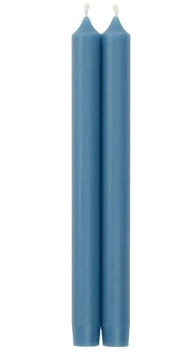 Straight Taper 10" Candles in Parisian Blue - 2 Candles Per Package